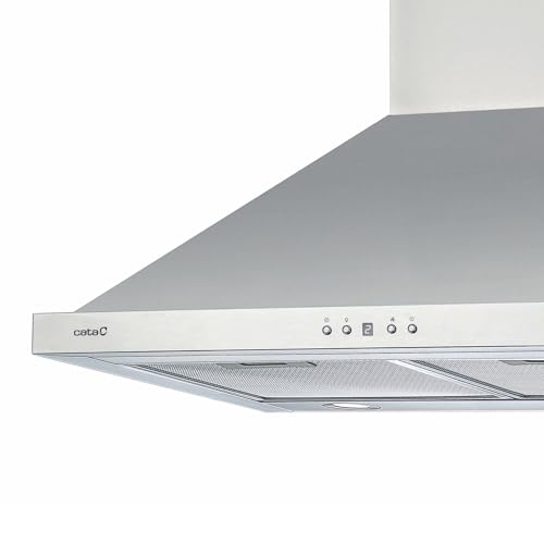 CATA Campana Extractora BETA PRO 7000 X Control Electrónico Temporizador 3 Niveles Extracción 1027 m3/h Nivel Sonoro 64 dB Motor A100 Consumo 380 W Iluminación Led Color Inox - imagen 3