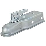 Quick Products QP-HS3025Z Zinc Trigger-Style Trailer Coupler - 2' Ball, 3' Channel - 3,500 lbs.