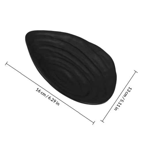 Set de 2 Platos Sushi Melamina Negro Estilo Japonés miniatura 2