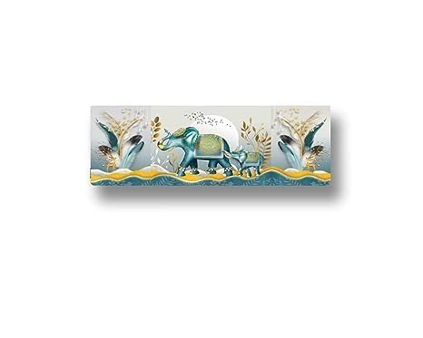 Image of Printed Air Conditioning Dust Cover Folding Designer Ac Cover for Indoor Split Ac 1.5 ton (97 x 31 x 21 .5cm )