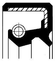 CORTECO Steering Gear shaft seal 19034735B
