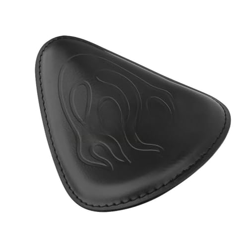 Siège solo conducteur de moto avec coussin de selle avant noir
