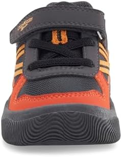 OshKosh Kids Radio Sneaker, Black/Orange, 8 US Unisex Toddler | Image 1