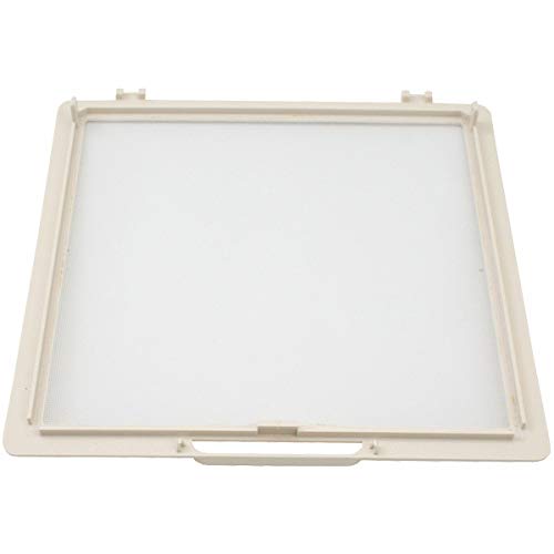 pro-Styling Innenrahmen für MPK Dachhaube Modell 29/290, 28 x 28 cm, Kunststoff, Perlweiß, für Wohnwagen, Wohnmobil, Caravan mit Moskitonetz