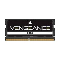 CORSAIR Vengeance SODIMM DDR5 RAM 16GB (1x16GB) Bis zu 5600MHz CL48-48-48-90 1.10V Intel XMP 3.0 Laptop-Speicher – Schwarz (CMSX16GX5M1A5600C48) – Ansicht 1