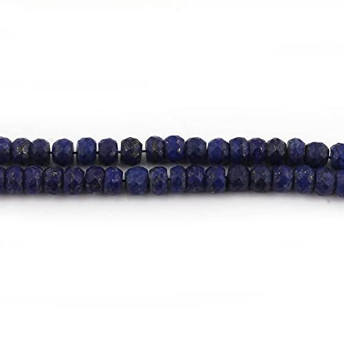 Perles lapis lazuli 8mm rondelles facettées pour créer vos bijoux d'été bohèmes