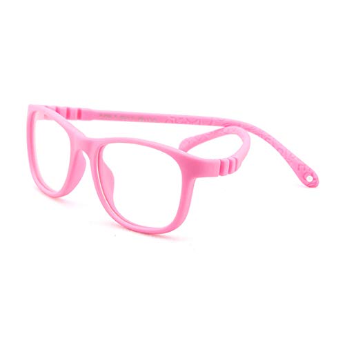 Anti Luz Azul Gafas para Niños Silicona peso Ligero flexible Anti Fatiga de Ojos Marco Lentes Transparentes TR90 Ultralight