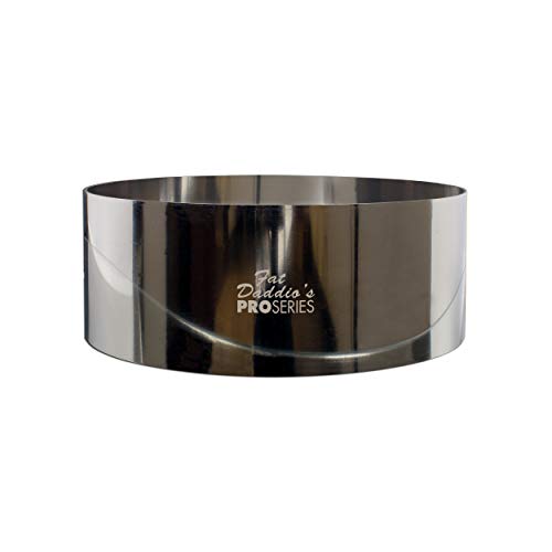 Fat Daddio's Stainless Steel Round Cake & Pastry Ring, 5 x 2 Inch