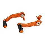 DNYXGDGSL オートバイ用フットブレーキペダルレバー ギアシフト シフトハンドルレバー DUKE 125 200 250 390 RC390 RC250 RC125 RC 200 2013-2016対応(Orange)