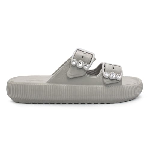 Chinelo Slide Usaflex Poofy Plataforma Feminino