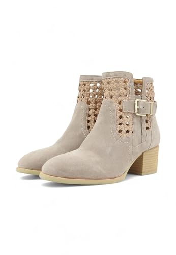 Bottines en Daim Tissé CAFèNOIR C1EN6003 à Boucle Ajustable - 4