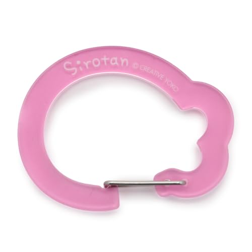 しろたん アクリルカラビナ 《ピンク》 マザーガーデン