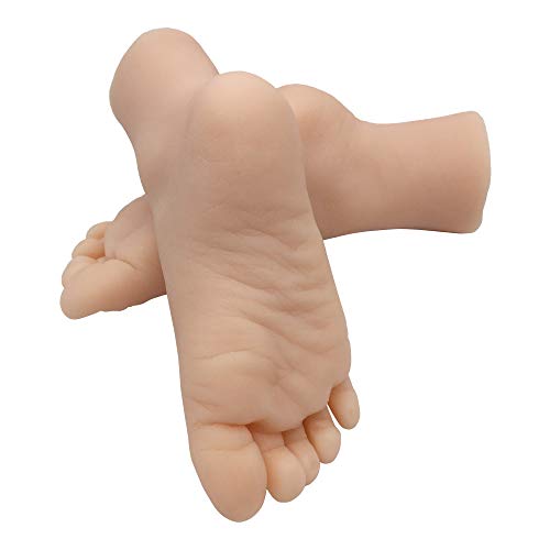 1 Pair Silicone Life Size Child Mannequin Foot Display Jewerly Sandal Shoe Sock Display Art Sketch