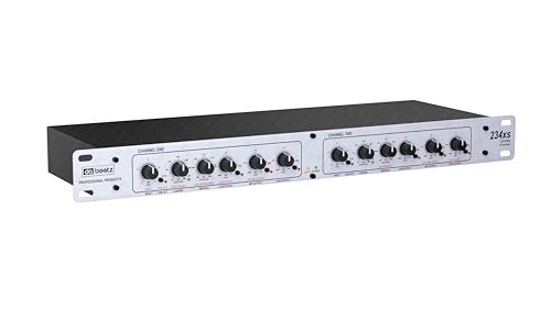 Image of Dabeatz 234-XS Professional 4-Way Audio Crossover | 2 /4 Channel Stereo & Mono Splitter | XLR Output |High, Mid, Bass,Sub Control | 24dB /Oct Linkwitz Riley Filter | DJ & Stage Subwoofer