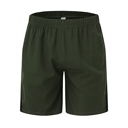 Ellees Men's Shorts Quick Dry Drawstring Pockets Shorts Athletic Running Shorts Jogging Sports Pants Summer Gym Shorts #TOP1