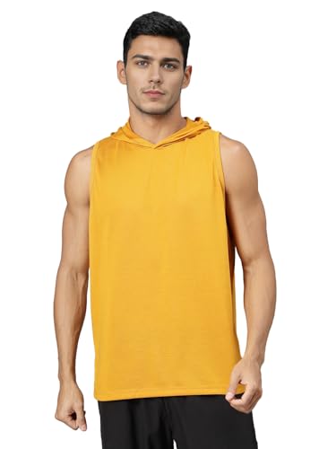 Image of CHKOKKO Men Cotton Regular Fit Tank Tops Sleeveless T-Shirt Gym Wear Vest Solid Stylish Round Neck Running Sando For Sports Workout Fitness & Casual Or Beach Wear