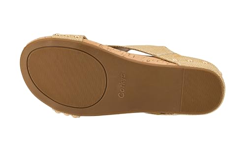 Image of Corkys Footwear Volta Wedge - Chic Elegance Meets All-Year Comfort with a 2-Inch Cork Heel and Marshmallow Insole for Stylish Everyday Wear and All-Day Comfort