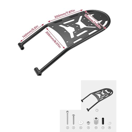 Support bagage arrière DRZ400S finition premium pour boîtier de queue rigide - 6