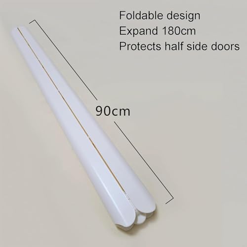 Protector de columna de garaje, protector de abolladuras de puerta, tira magnética para coche, protectores de borde de puerta plegables, protectores de abolladuras de puerta para 2 puertas para