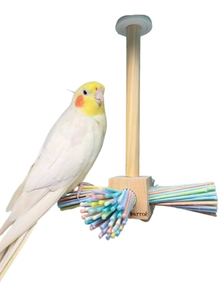 Amazon | インコ はしご おもちゃ 木製 鳥 止まり木 吊り下げ