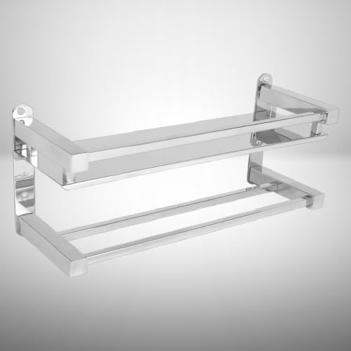 Image of 4006 Stainless Steel 304 Grade Dual Folding Towel Rack for Bathroom Towel Hanger /Rack