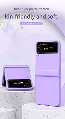 YukeTop Capa para Samsung Galaxy Z Flip 4 5G, capa protetora dobrável, proteção com tudo incluído, a