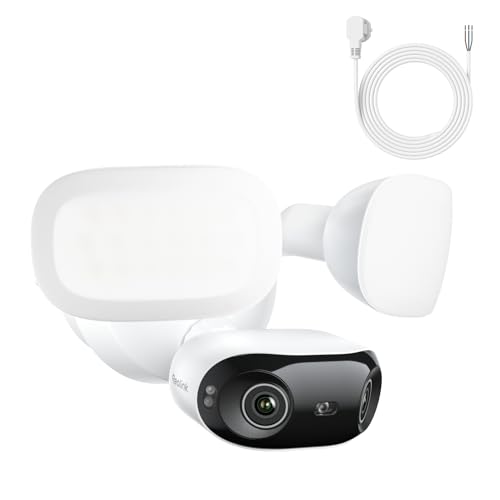 Cámara 4K WiFi exterior Reolink Elite Floodlight con reflector 2