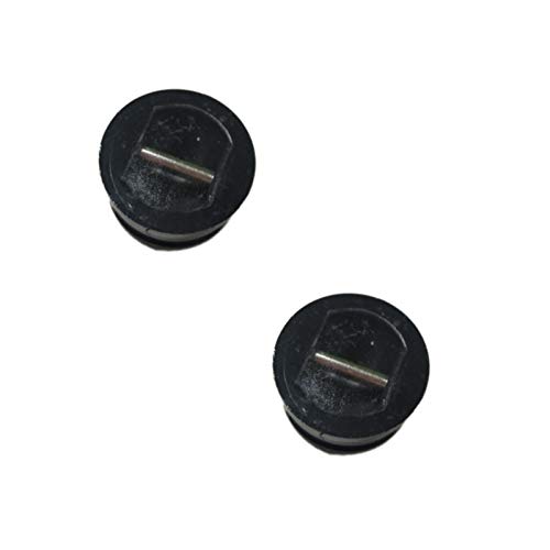 YZ-LIANG 2pcs Laisse Bouchon de Surf Professionnel Accessoires de Surf 2.5cm Noir/Blanc Coupe Ronde de Corde à Pied (Size : Black) Cover