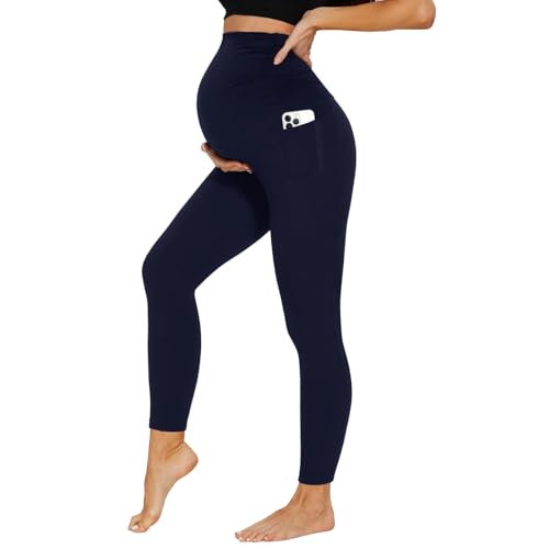 Collants de grossesse stretch doux taille haute élastique pour le maintien du ventre