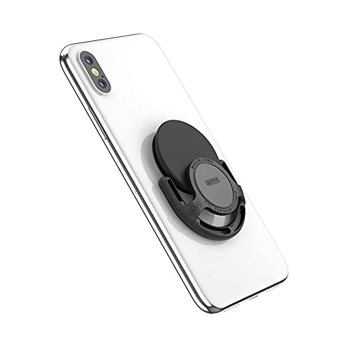 PopSockets: Collapsible Grip & Stand for Phones and Tablets - Black & Mount