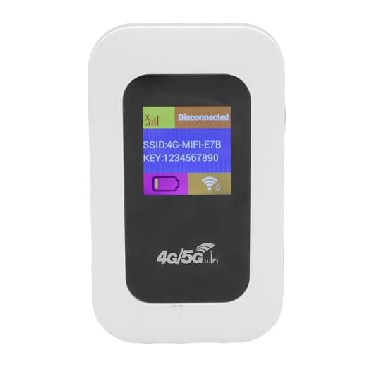 WiFi Mobile Hotspot, 300Mbps High Speed 4G Unlocked WiFi Hotspot Device, Wireless Network Portable Router with SIM Card Slot for Travel, Support 10 Users