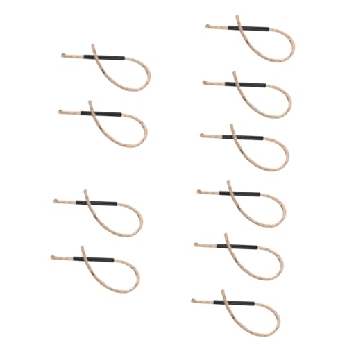 INOOMP 10pcs Fire Starter Camping Lighter Hemp Matchstick Rope Easy to Use for Outdoor Activities