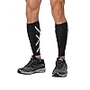 2XU Compression Calf Guards zwart/zwart (maat: XS)