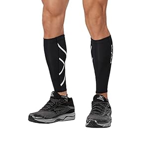 2XU Compression Calf Guards zwart/zwart (maat: XS)
