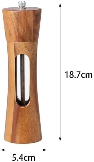 Salt and pepper grinder set, Kitchen Pepper Sea Salt Black Seasoning Bottle, Suitable for Home, Restaurant, Outdoor Gathering or Grinder