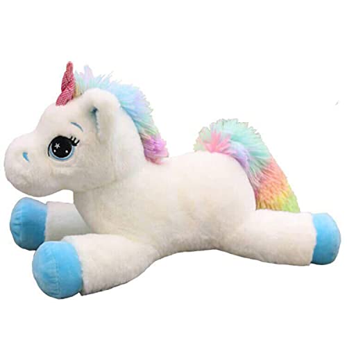 Georgie Porgy Plush Unicorn Soft Toy Cute Stuffed Animal Teddy Cuddly Toy Fluffy Unicorn Gifts for Girls (15'' White) by Georgie Porgy - Used condition - US$17.65