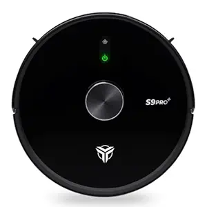 MecTURING LASERON S9 Pro Plus Robotic Vacuum Cleaner with LiDAR 2.0 Navigation, WiFi, 3200 Pa Strong Suction, 3200 mAH Battery, 2 in 1 Robotic Vacuum,Dry + Wet Cleaning, APP + Remote + Voice Controlled