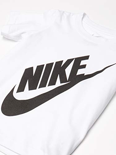 Nike Children's Apparel Boys' Little Sportswear Graphic T-Shirt, White, 7 #TOP1