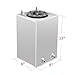 DNA MOTORING 2 Gallons Aluminum Top-Feed Fuel Cell Gas Tank 13