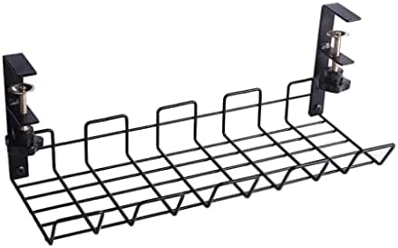 Under Table Storage Rack Cable Management Tray Desk Socket Holder Wire Organizer(D) image 3