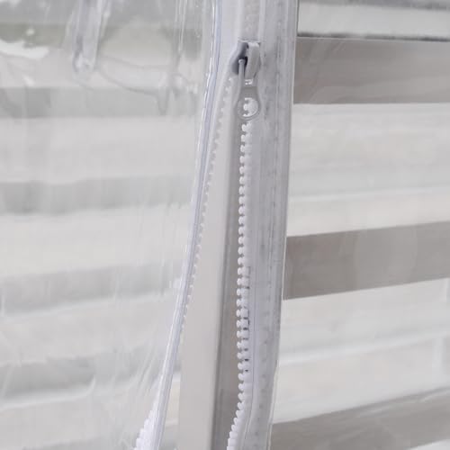 New Star Foodservice 36534 Commercial-Grade Sheet Pan/Bun Pan Rack Cover, Plastic, 10-Tier, 28" L x 23" W x 33" H, Clear