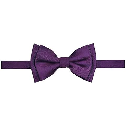 Retreez Dark Purple Bow Tie Cover