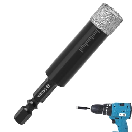 ダイヤモンドコアドリル ダイヤモンドホールソーセット 6mm/8mm/10mm/12mm/14mm ダイヤモンドホールソー コアビット ガラス タイル 穴あけ ホルソー セット 陶器レンガ ライル 大理石 ガラス穴あけ 切削 工具 ドリルビット ホールソー