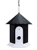 HoomDirect Anti Barking Device, Waterproof Outdoor Ultrasonic Stopping Barking, Sonic Bark Deterrents, Dog Bark Controller in Birdhouse Shape