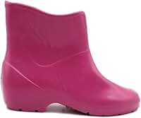 Galocha Feminina Impermeável Pat – Bota de Chuva Cano Curto PVC Antiderrapante Confortável