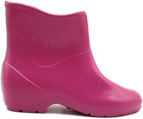 Galocha Feminina Impermeável Pat – Bota de Chuva Cano Curto PVC Antiderrapante Confortável