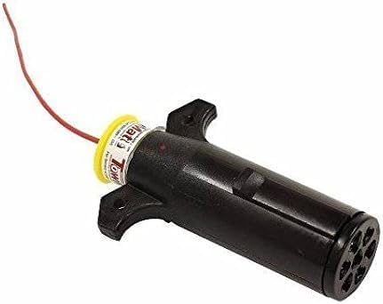 TowMate 7 Pin Round Transmitter - Red Wire- for Heavy Duty TowMate Wireless Light Bars | Made in The USA | TM5007 RED