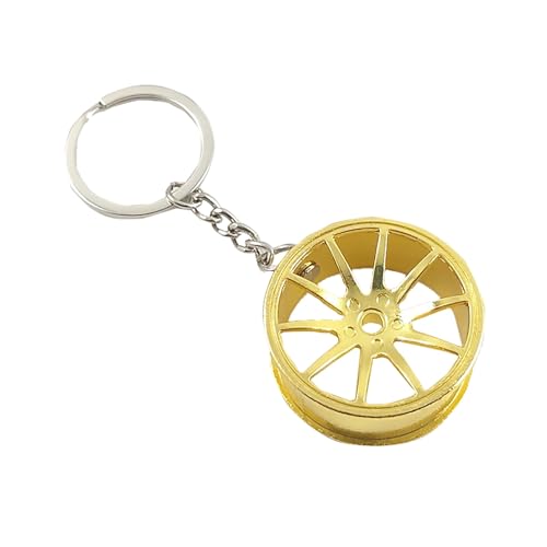 Llavero de metal giratorio para coche, rueda de transmisión manual, llanta de neumático, llavero personalizado con foto, C, 8x3x3cm