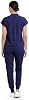 Set de Uniformes para Mujer - Top sin Mangas con Cuello Mandarin y Pantalones Jogger con 7 Bolsillos para Enfermería y Uniforme Médico 4