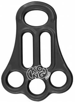 Full Friction Plate and Rigging Plate, Multi Anchor Belay Device for Climbing, Rescue and Rope Access, Aluminum Alloy Descender for 8–12mm Ropes, Lightweight Durable and Certified Safety Equipment